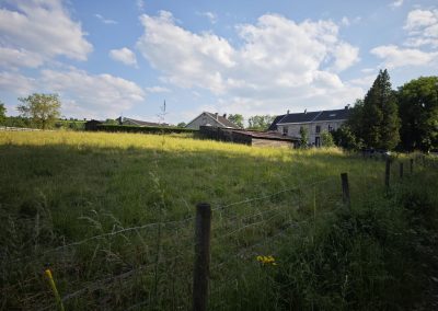 Visite de site pour la réalisation d’une villa contemporaine à Sprimont