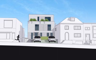 Visite de site pour la réalisation d’un immeuble de trois appartements à Seraing