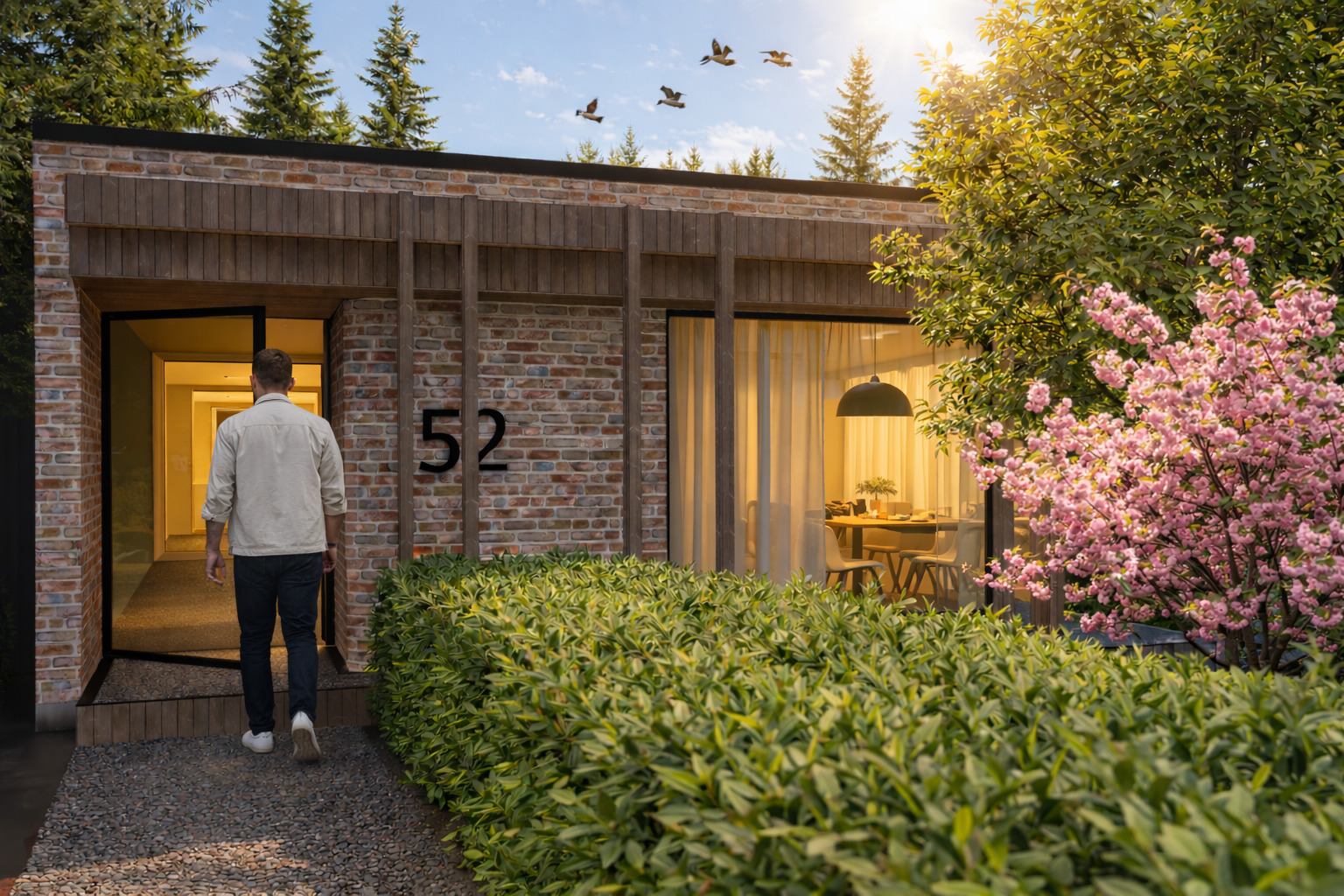 Transformation d'une buvette en habitation écologique zéro énergie